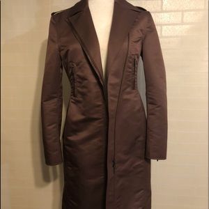 Sleek Philosophy Di Alberta Ferreti Trench Coat